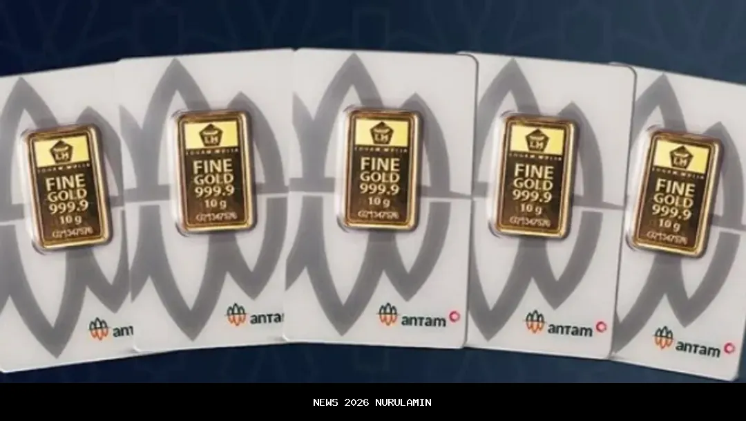 Harga emas Antam melonjak 4 hari berturut-turut, investor waspada pada Sabtu 13 Desember 2025