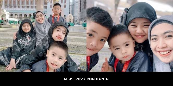 Kisah haru Celine Evangelista umrah bareng 4 anaknya: Semoga saya yang masih belajar ini tidak lalai