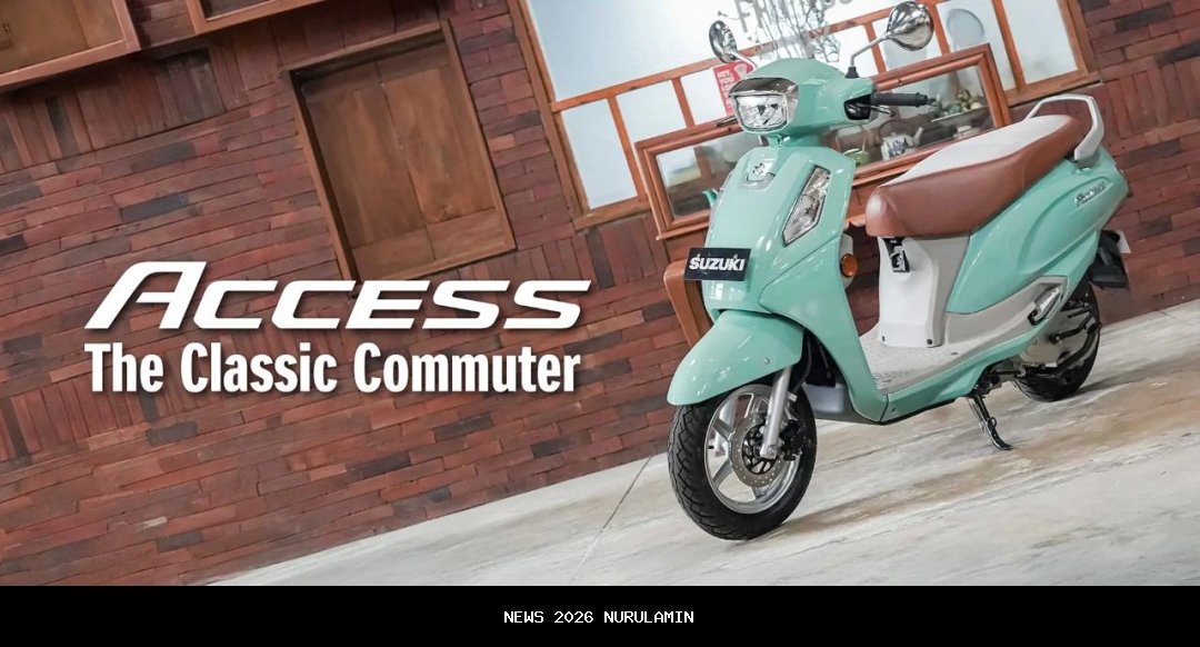 Suzuki Access 125, motor matic gaya klasik: harga, fitur utama, spesifikasi teknis, kelebihan & kekurangannya