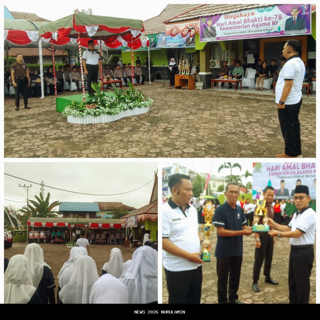 HAB ke-80 Kemenag Kediri, Kepedulian Sosial Diperkuat dengan Donasi Kemanusiaan