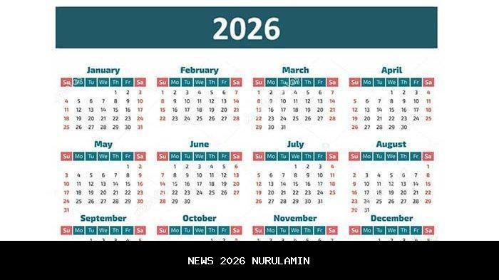 Unduh kalender 2026 PDF: Libur nasional, cuti bersama, dan long weekend