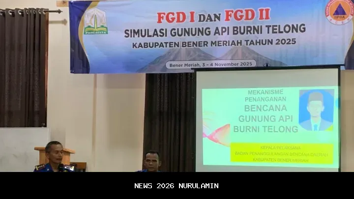 Kabar baik, status Gunung Burni Telong resmi turun ke level II waspada