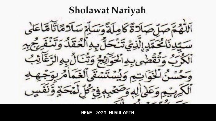 Lengkap: Tulisan Arab, Latin, dan Arti Sholawat Adnani