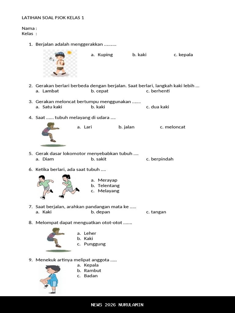 25 Soal Esai PJOK Kelas 8 Semester 1 Beserta Jawaban: Mudah Dipahami!