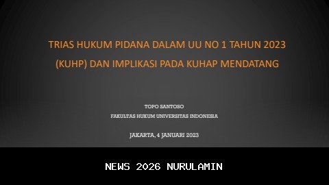 UU KUHAP Baru Ditetapkan, Peradilan Pidana Berfokus pada Pemulihan dan Transparansi