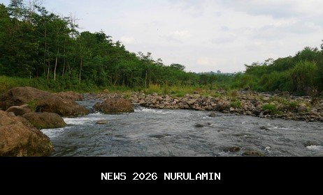 Sungai Guci Tegal Meluap, Viral di Media Sosial