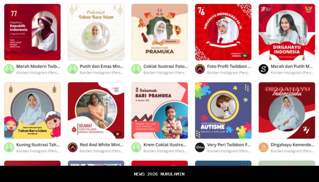 Twibbon Hari Gunung Internasional 11 Desember 2025, Kumpulan Desain Foto Profil