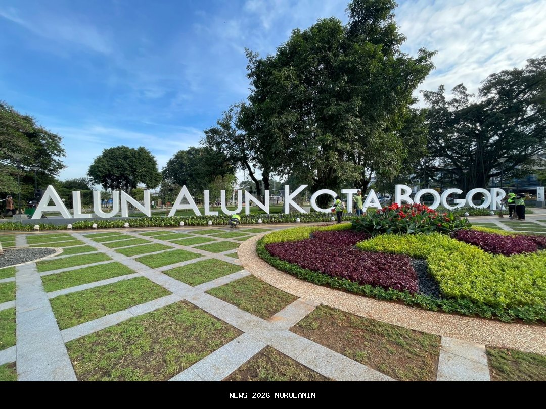 Alun-alun Kota Bogor Penuh Semangat Jelang Tahun Baru 2026