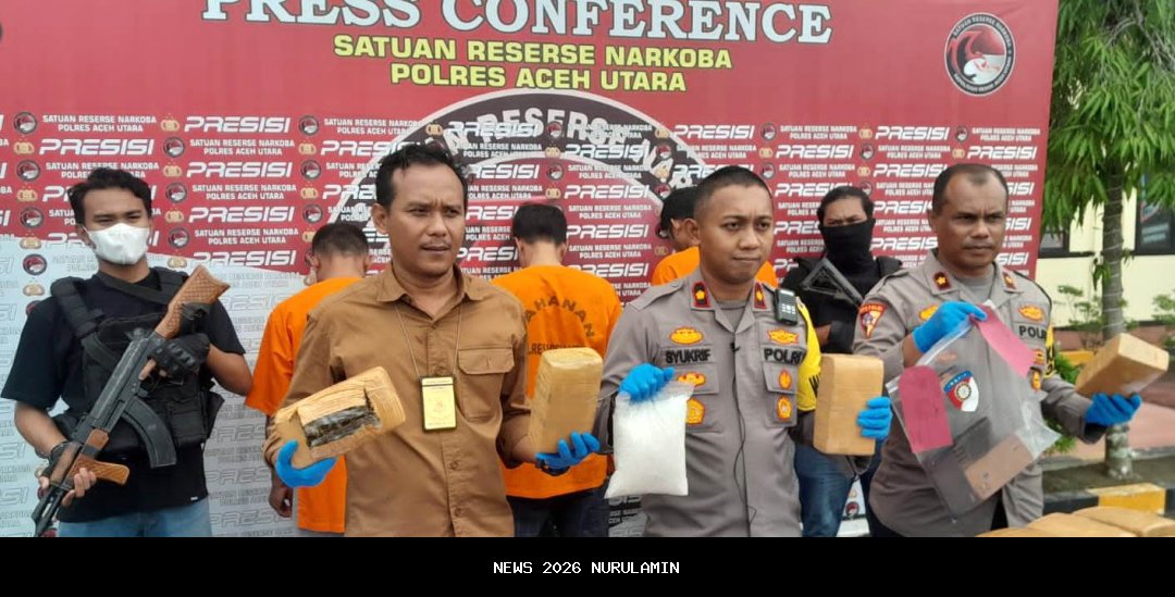 Polres Lampung Utara Ungkap 880 Kasus Kejahatan dan 104 Peredaran Narkoba