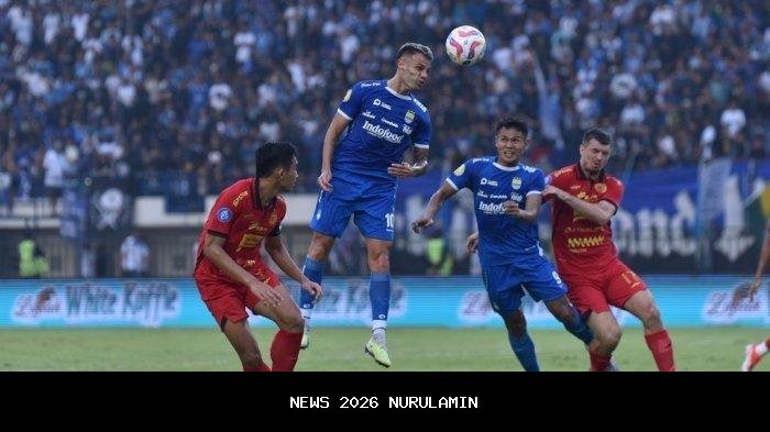 Persija Jakarta Kalahkan Persijap 2-0, Macan Kemayoran Naik ke Peringkat Dua Liga Super