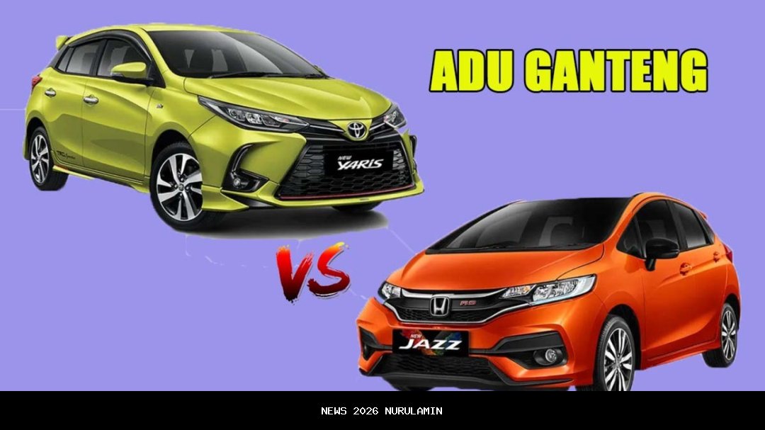 Honda Jazz 2026 vs Toyota Yaris 2026: Duel Sengit Hatchback Favorit Anak Muda, Siapa Pemenangnya?
