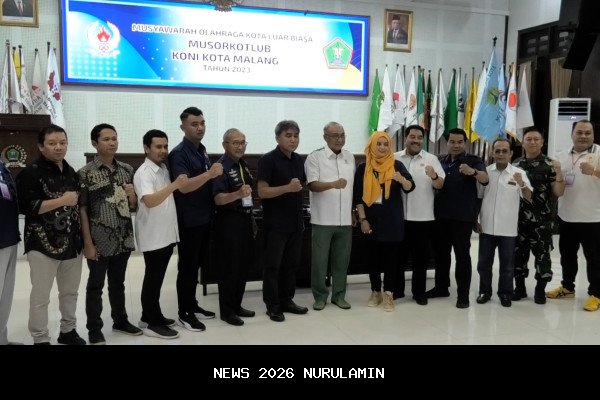 Pelantikan Pengurus Baru, Wagub Sulbar Ajak KONI Tingkatkan Prestasi Olahraga Daerah