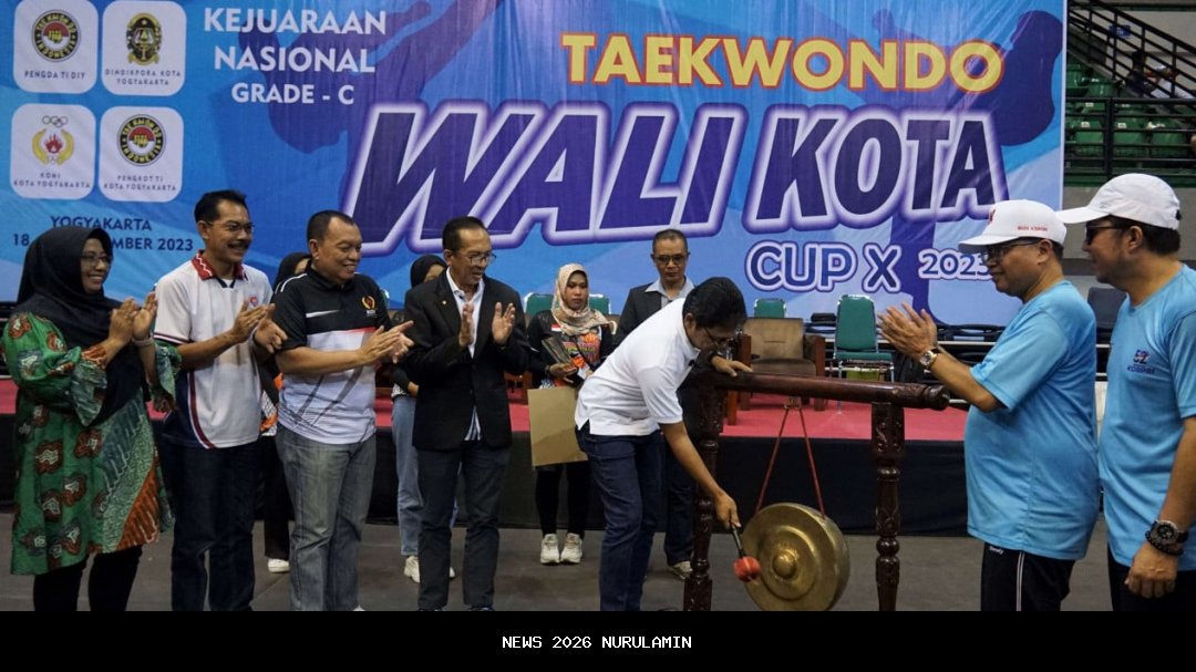 379 Atlet Memeriahkan Kejuaraan Taekwondo Wali Kota Cup 2025 di Banjarmasin