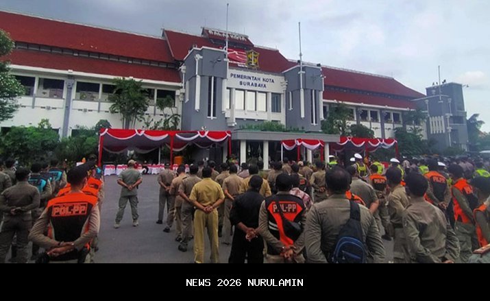 Oknum Satpol PP Surabaya Terancam Sanksi Berat Karena Pungli ke PKL