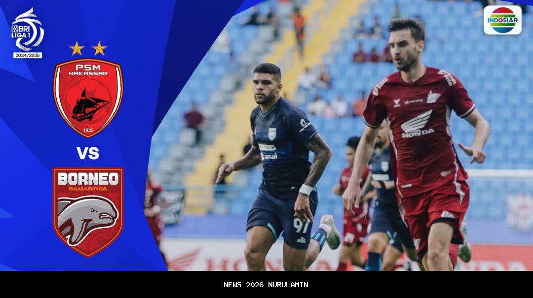 PSM Makassar kebobolan di menit 68, Borneo FC samakan skor jadi 1-1