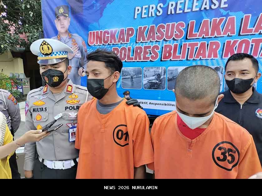 Sopir Truk Tabrak Lari di Blitar Ditangkap Saat Jenguk Korban