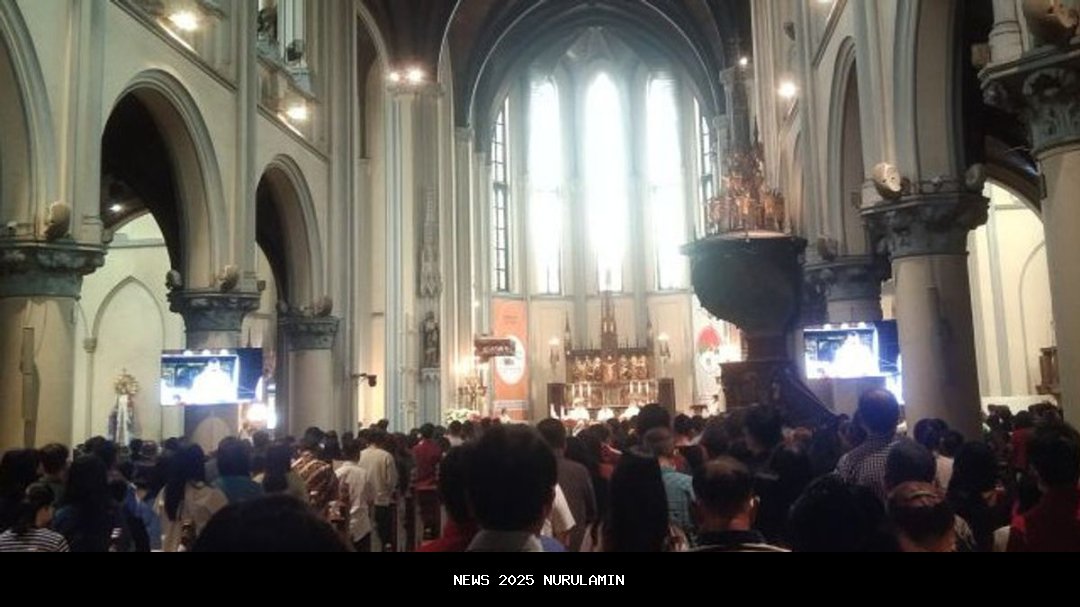 Jadwal Misa Natal Katedral Jakarta, Kuota Khusus untuk Lansia