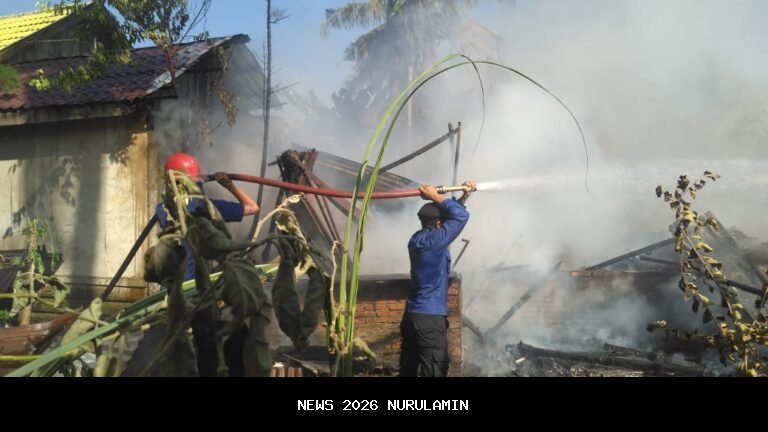 Rumah di Kertosari Banyuwangi terbakar, diduga akibat lupa matikan kompor gas