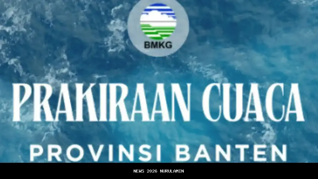 Prakiraan Cuaca Banten Hari Ini: Tangerang, Serang, Cilegon, Lebak-Pandeglang