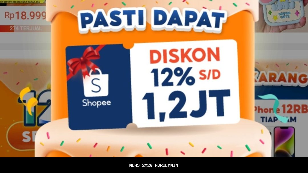 Bocoran Kode Voucher Shopee 12.12 2025: Promo Besar dan Flash Sale Rp 12 Mulai Malam Ini