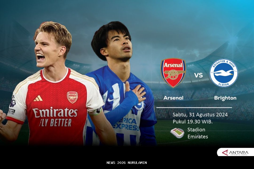 Prediksi Skor dan Susunan Pemain Arsenal vs Brighton di Premier League