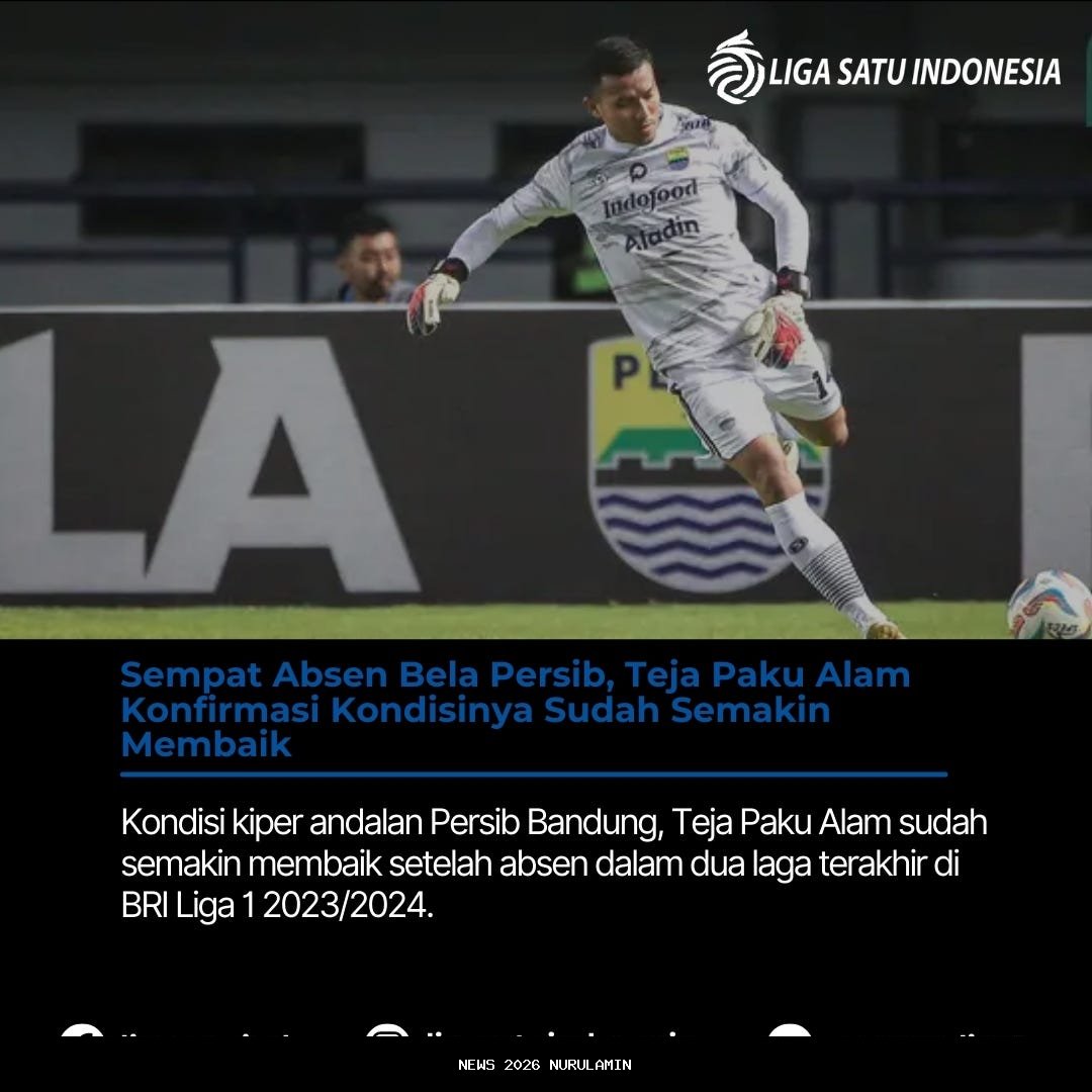 Misi Teja Paku Alam Bawa Persib Kembali Puncaki Klasemen