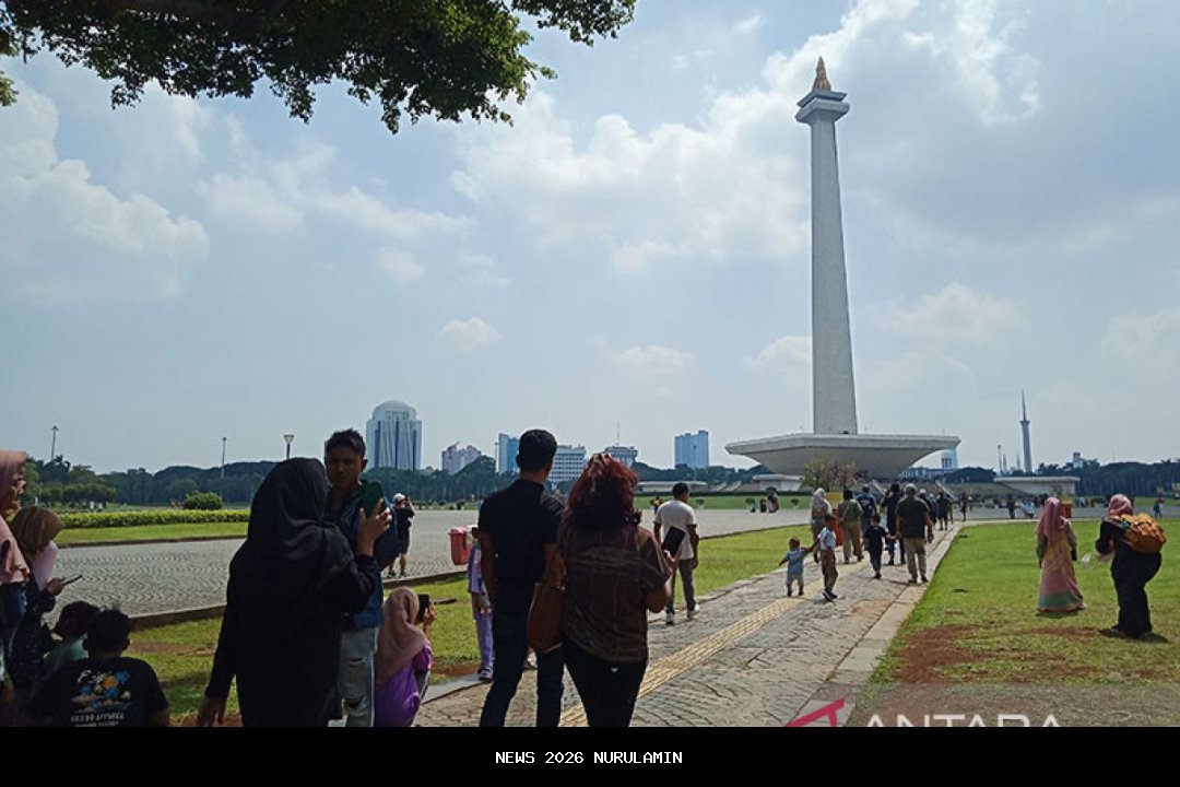 Hari Kedua Tahun 2026, 4.457 Pengunjung Padati Monas