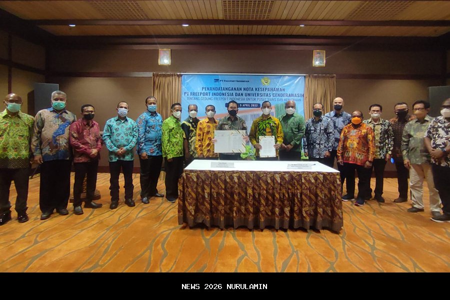 Kuatkan Riset dan Pendidikan di Papua, PTFI Serahkan Gedung Sains Kemitraan UNCEN