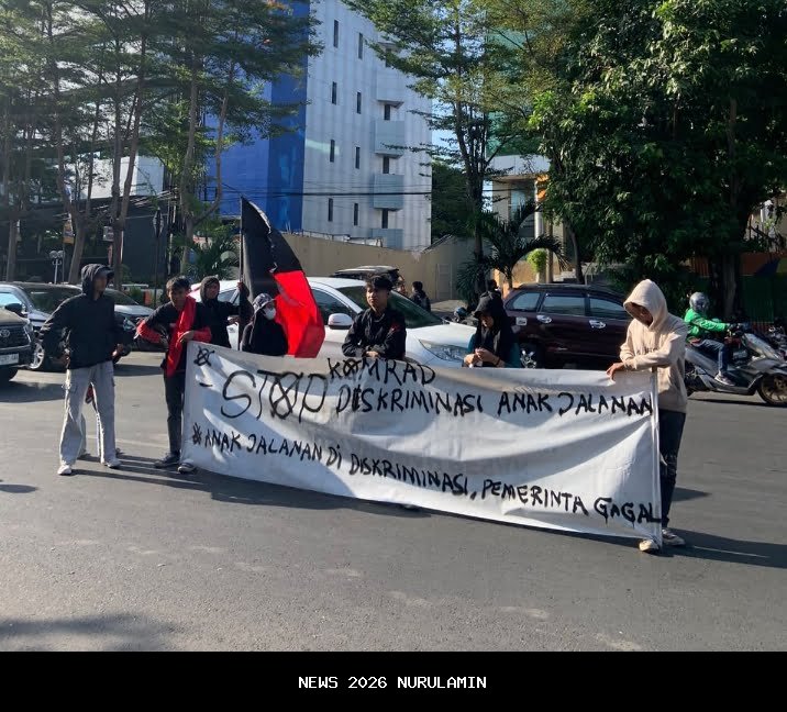 Aksi Unras di Depan Balai Kota, HMI MPO Tantang Sikap Sekda DKI dan Desak Gubernur Bertindak