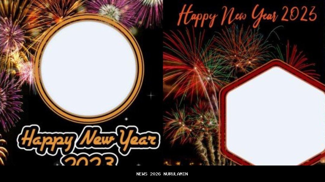 15 Twibbon Tahun Baru 2026, Cocok untuk Media Sosial