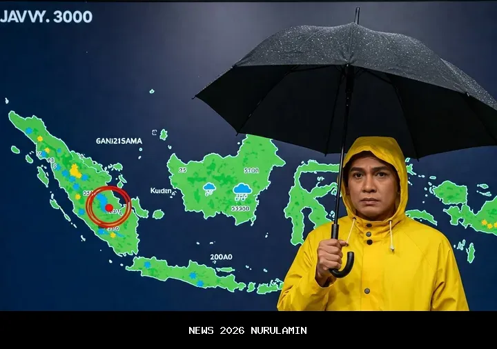 Prakiraan Cuaca Sulbar Hari Ini: Hujan Lebat dan Petir Mengancam