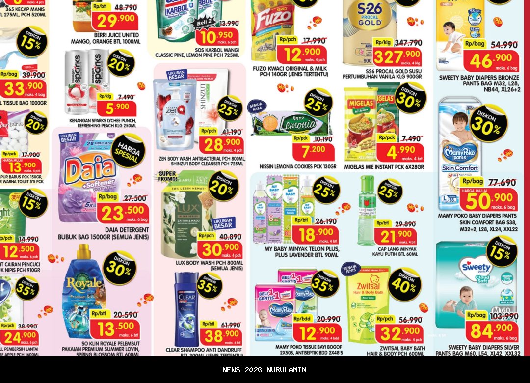 Promo JSM Superindo 12.12 2025: Diskon 40% untuk Kebutuhan Harian