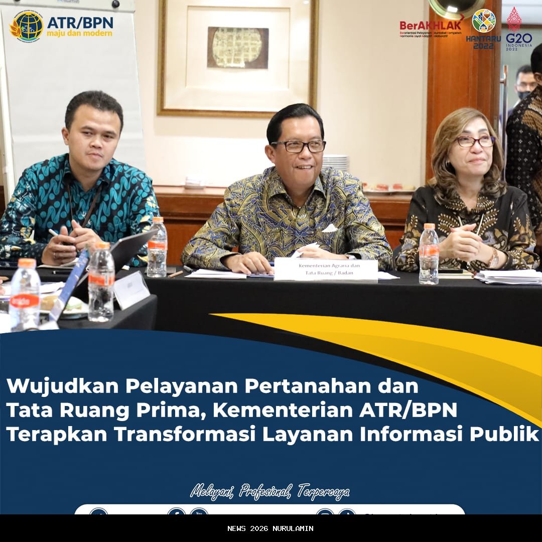 Kementerian ATR/BPN Perkuat Transformasi Layanan Pertanahan dan Tata Ruang