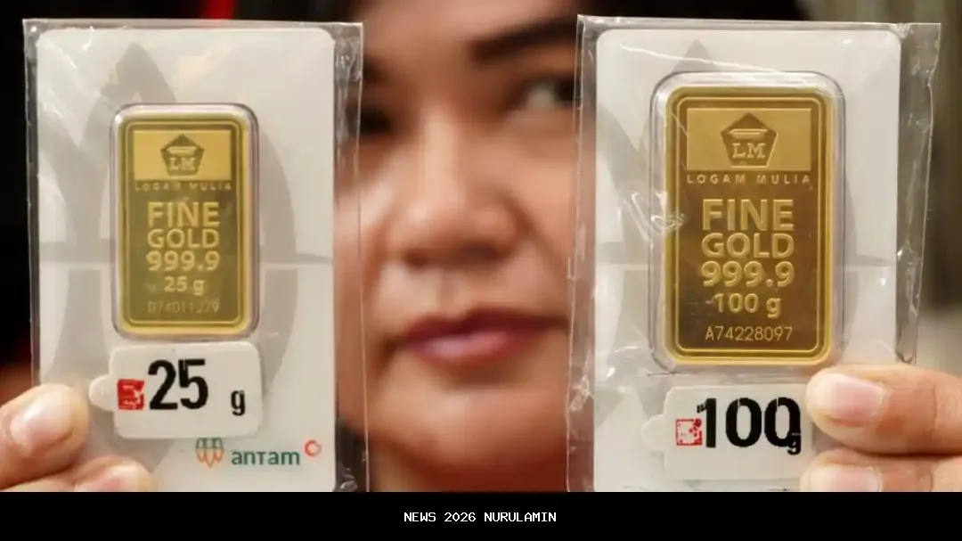 Harga Emas Antam di Cirebon dan Kuningan Turun Tajam Hari Ini