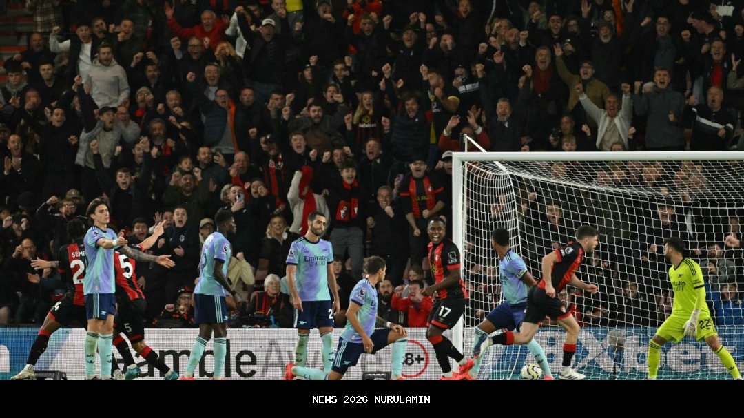 Declan Rice Menggila! Arsenal Kalahkan Bournemouth 3-2 dan Kuasai Puncak