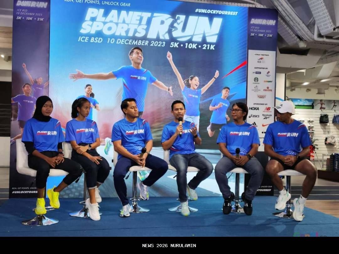 Jangan berhenti bergerak, Planet Sports Run 2026 ajak bangun kebiasaan sehat mulai hari ini