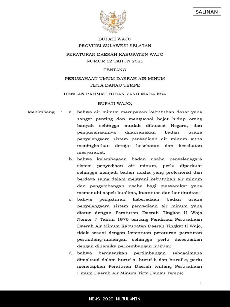 Andi Gusti Makkarodda, Kepala PDAM Tirta Danau Tempe dan Mantan Anggota DPRD Wajo