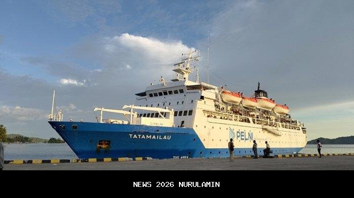 Jadwal Kapal Pelni KM Tatamailau 2025: Tiba di Ambon 3, 16, 19 Desember