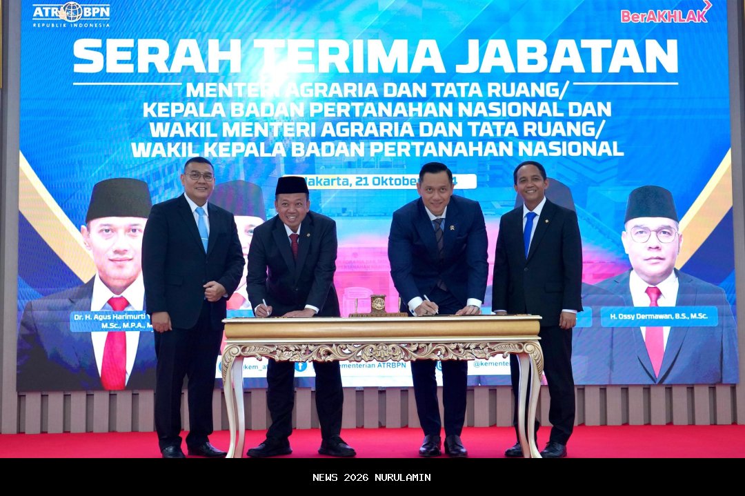 24 Satker ATR/BPN Dapat Predikat WBK, Menteri Nusron Beri Apresiasi dan Ajak Jaga Kualitas Layanan