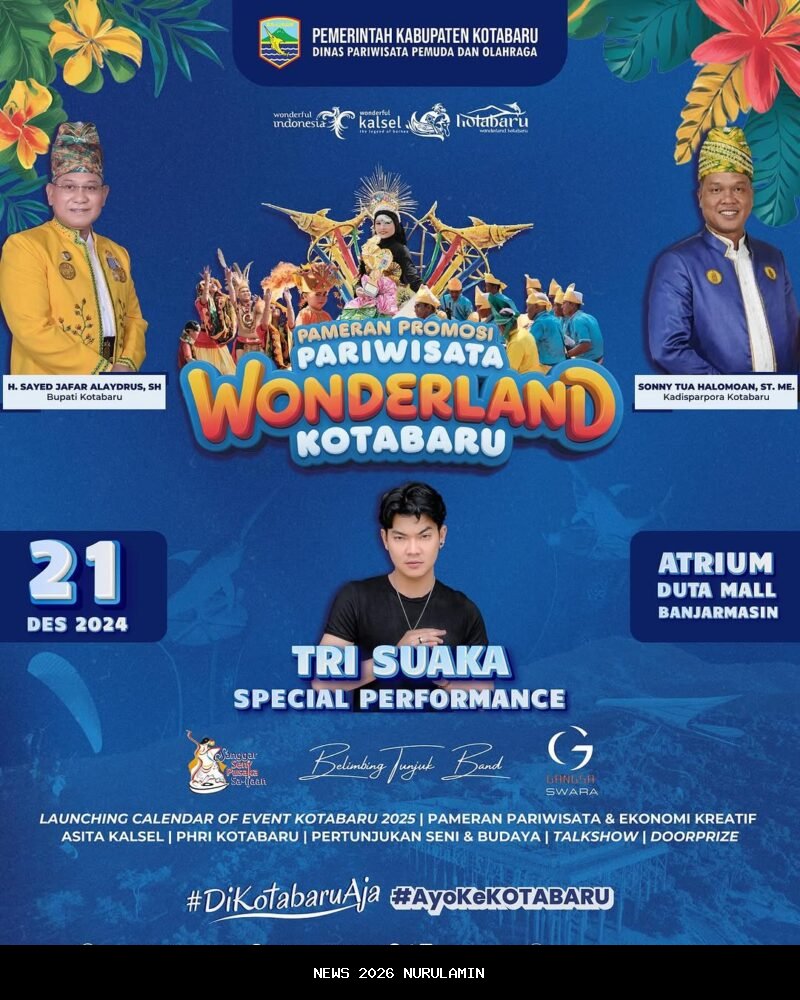 Promosi Wisata Menggema, Kotabaru Tampilkan Pesona di Pameran Kepariwisataan Banjarbaru 2025