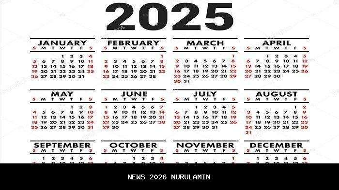 Kalender 2025: Tanggal 13 Desember Jadi Hari Apa? Catat Tanggal Merah dan Cuti Bersama