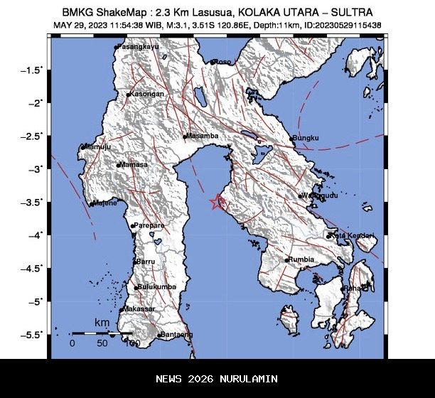 Kolaka dan Kolaka Timur diguncang gempa 3,6 magnitudo dini hari, BMKG pastikan tak ada kerusakan