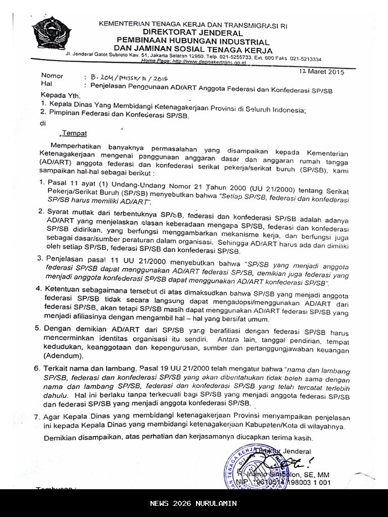 Dinas Tenaga Kerja Pringsewu Lakukan Pendataan Hubungan Industrial dan Jaminan Sosial Karyawan