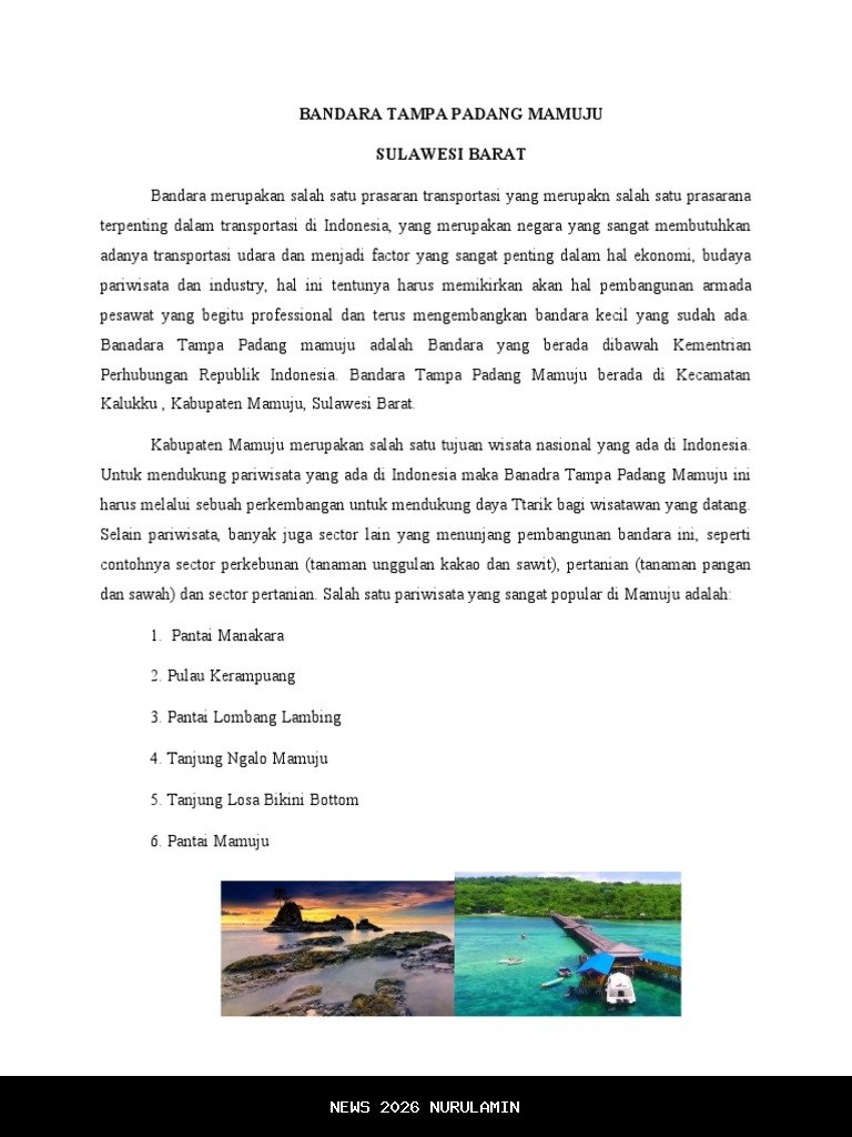 Arena Balap Malam, Polisi Sisir Jalur Bandara Tampa Padang Mamuju