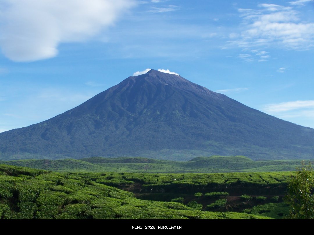 Gunung Burni Telong Siaga: Aktivitas Stabil, Masyarakat Diminta Waspada
