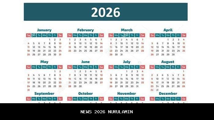 Kalender 2026: Daftar 25 Hari Libur Nasional dan Cuti Bersama, Kapan Lebaran Idul Fitri?