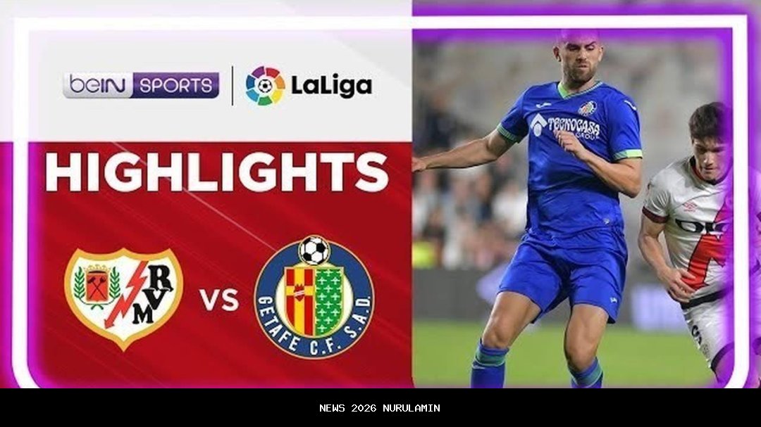 Rayo Vallecano vs Getafe, Gol Pemain Rp173 Miliar Selamatkan Poin di LaLiga