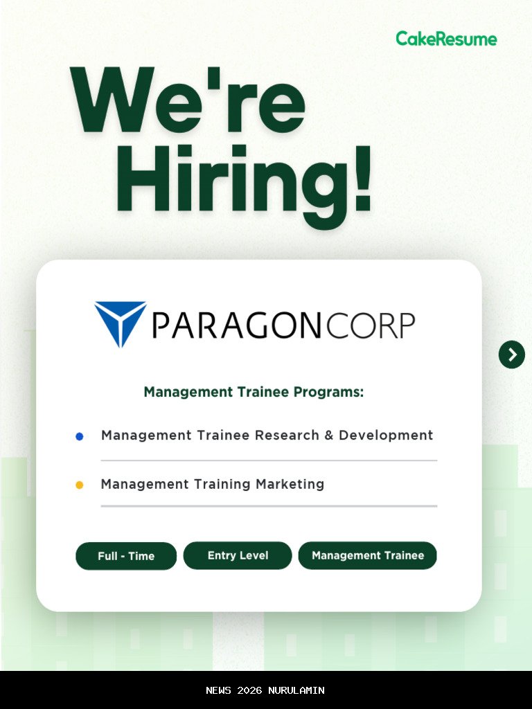 PT Paragon Rekrut Management Trainee 2026, Cek Persyaratan!