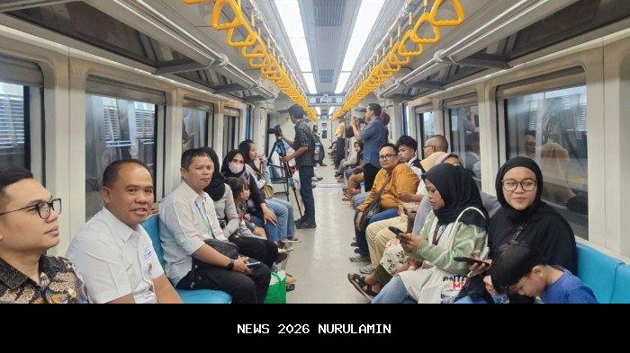 LRT Sumsel Perayaan Tahun Baru 2026 Tambah Jadwal Sampai Pukul 23.03 WIB