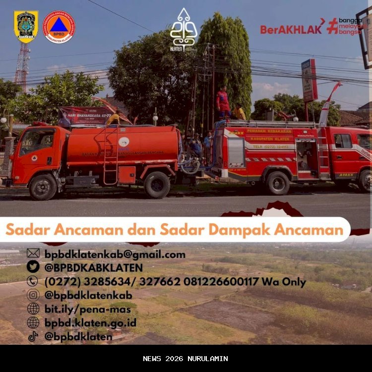 Damkar Klaten Tangani Dua Kebakaran Gudang Saat Tahun Baru